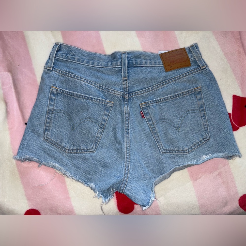 Levi's 501 Women's Light Blue Denim Shorts